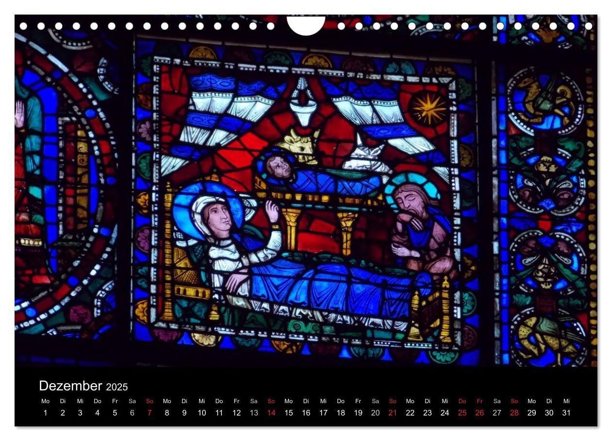 Bild: 9783435830916 | Bilder aus Licht - Notre Dame de Chartres (Wandkalender 2025 DIN A4...