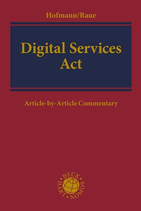 Cover: 9783406789915 | Digital Services Act | Article-by-Article Commentary | Hofmann (u. a.)