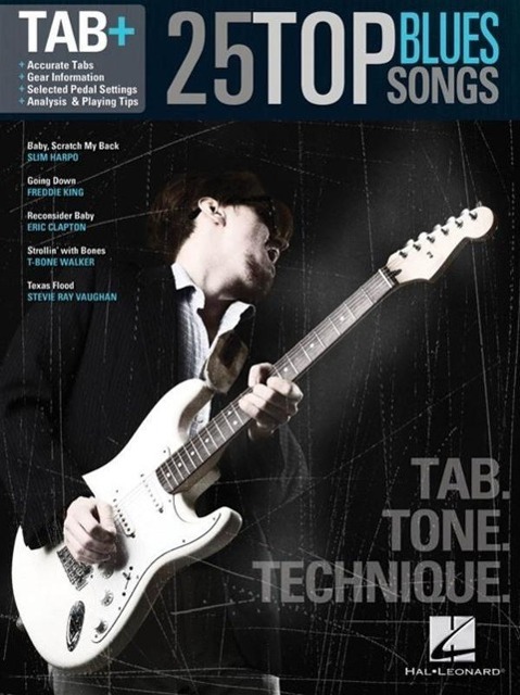 Cover: 9781480330269 | 25 Top Blues Songs - Tab. Tone. Technique.: Tab+ | Hal Leonard Corp