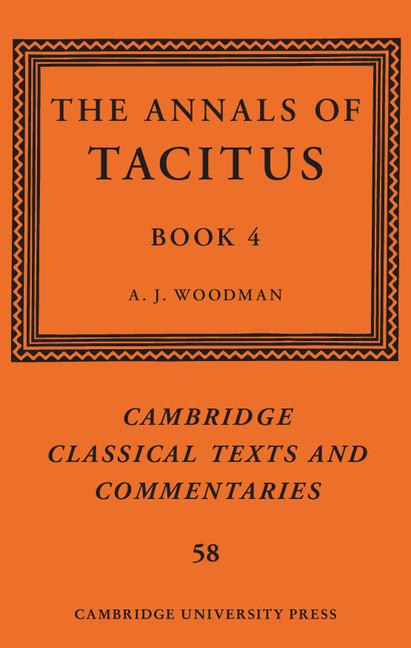 Cover: 9781108419611 | The Annals of Tacitus | Book 4 | A. J. Woodman | Buch | Gebunden