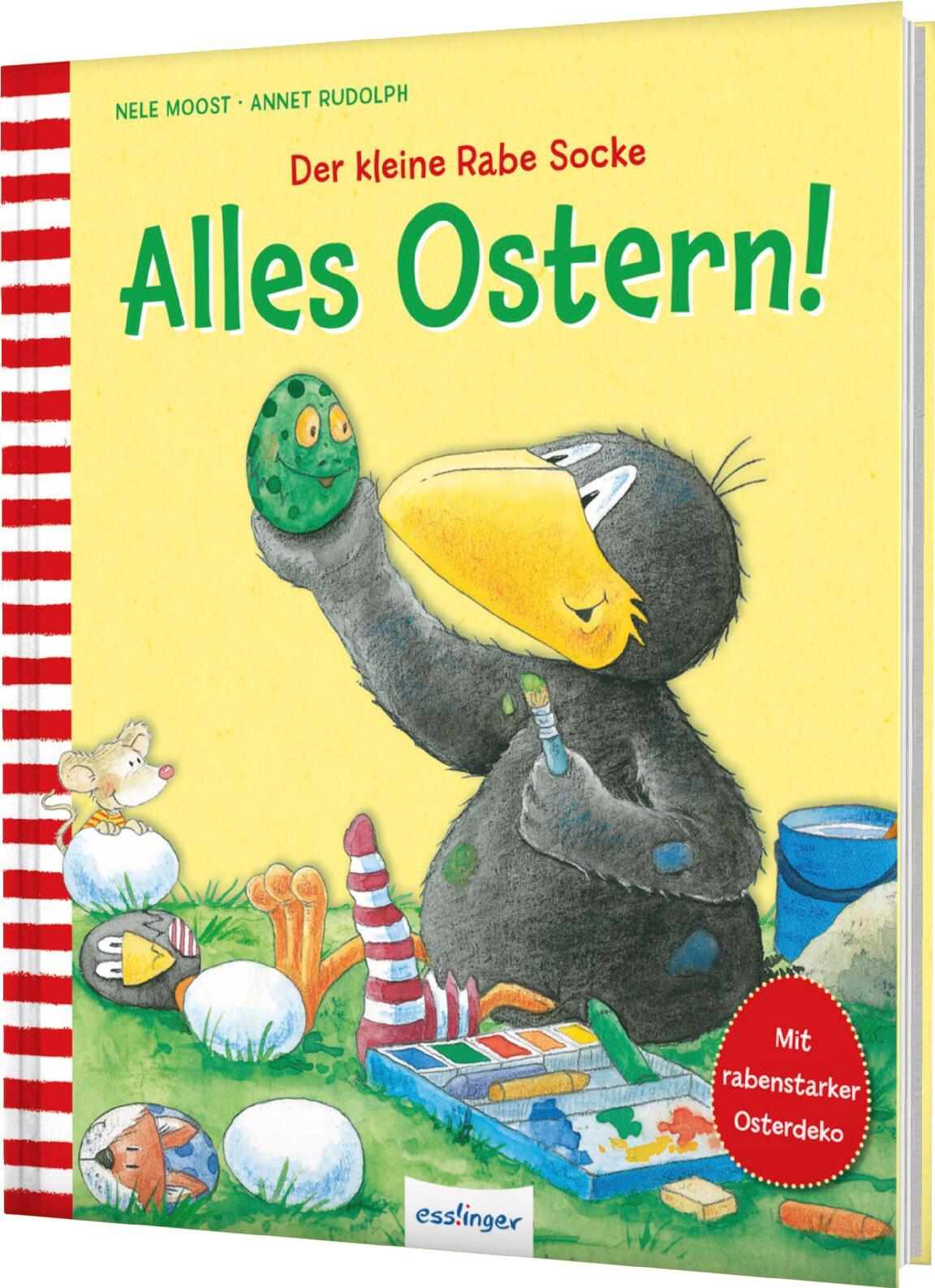 Cover: 9783480239696 | Der kleine Rabe Socke: Alles Ostern! | Nele Moost | Buch | 32 S.