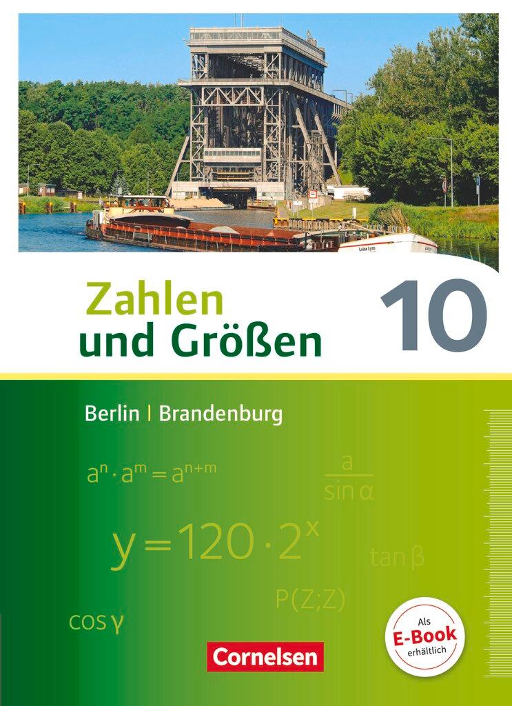 Cover: 9783060085590 | Zahlen und Größen 10. Schuljahr - Berlin und Brandenburg - Schülerbuch