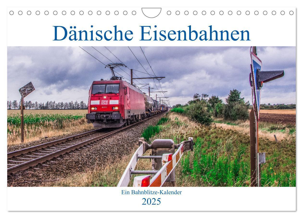 Cover: 9783435002801 | Dänische Eisenbahnen (Wandkalender 2025 DIN A4 quer), CALVENDO...