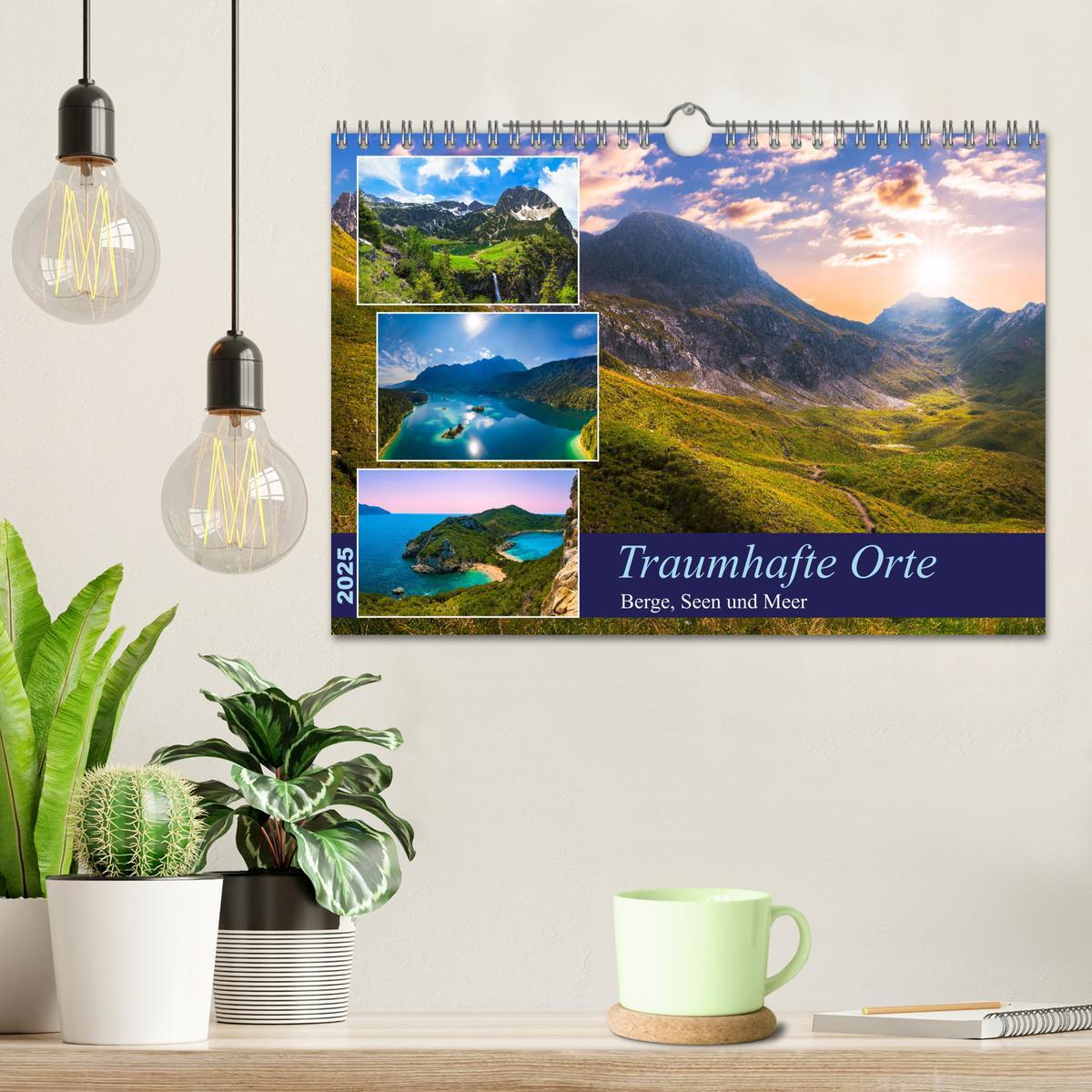 Bild: 9783383922220 | Traumhafte Orte - Berge, Seen und Meer (Wandkalender 2025 DIN A4...