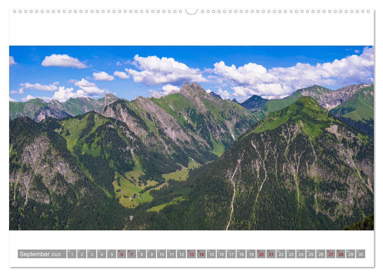 Bild: 9783435352814 | Oberallgäu Panorama (hochwertiger Premium Wandkalender 2025 DIN A2...