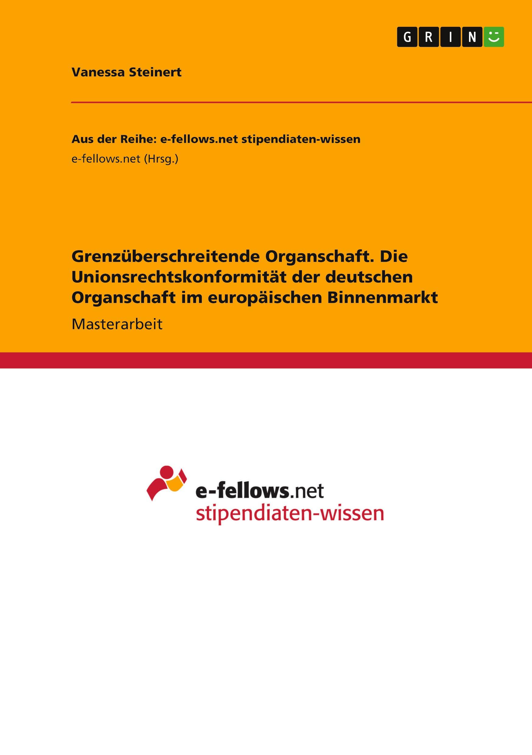 Cover: 9783389063408 | Grenzüberschreitende Organschaft. Die Unionsrechtskonformität der...