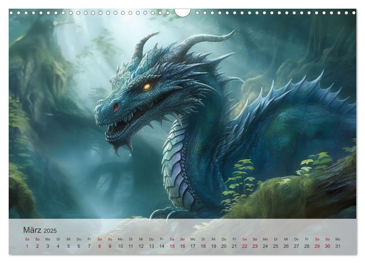 Bild: 9783383838224 | Im Land der schönen Drachen (Wandkalender 2025 DIN A3 quer),...