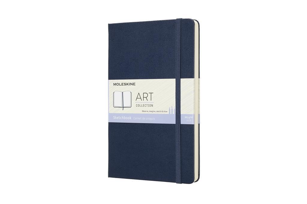 Cover: 8058341715611 | Moleskine Skizzenbuch, Large/A5, 165G-Papier, Hard Cover, Saphir