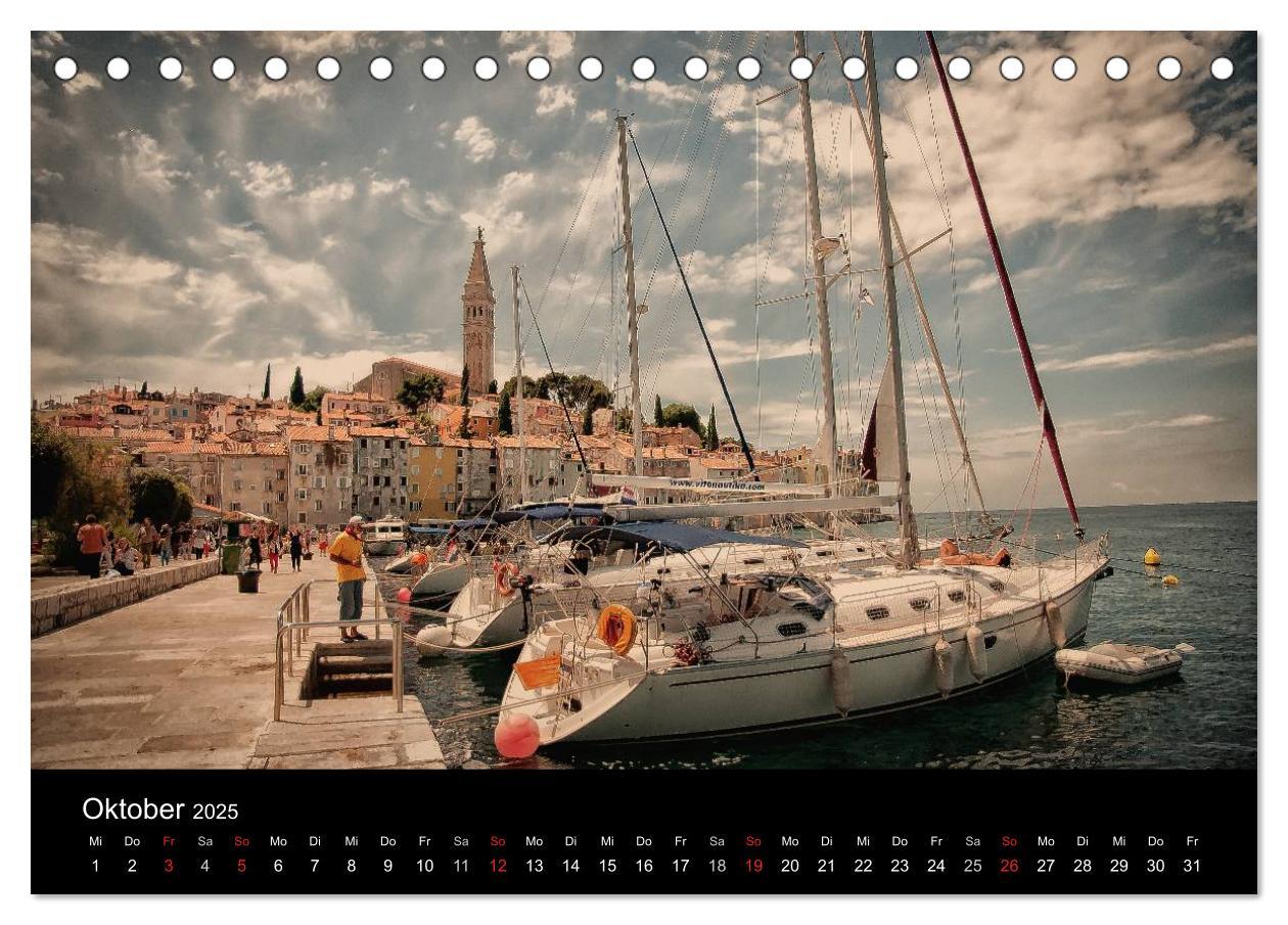 Bild: 9783435751051 | Rovinj Impressionen (Tischkalender 2025 DIN A5 quer), CALVENDO...