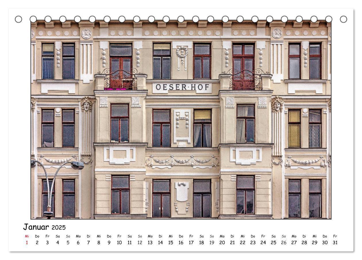 Bild: 9783435254699 | Wiener Jugendstil-Fassaden (Tischkalender 2025 DIN A5 quer),...