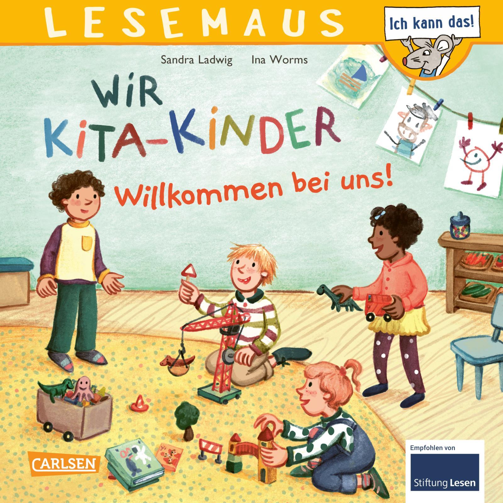 Cover: 9783551080646 | LESEMAUS 164: Wir KiTa-Kinder - Willkommen bei uns! | Sandra Ladwig