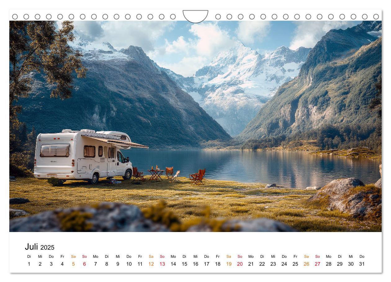 Bild: 9783457212158 | Wohnmobil grenzenlos (Wandkalender 2025 DIN A4 quer), CALVENDO...