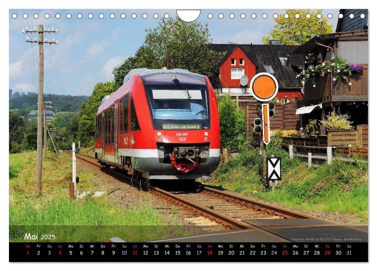 Bild: 9783435619139 | Eisenbahn im Kreis Siegen-Wittgenstein (Wandkalender 2025 DIN A4...