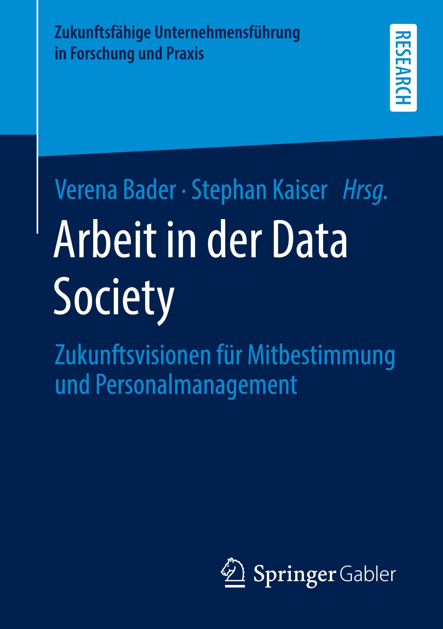 Cover: 9783658322755 | Arbeit in der Data Society | Stephan Kaiser (u. a.) | Taschenbuch | xi