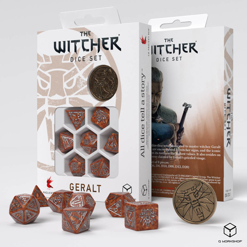 Cover: 5907699496099 | The Witcher Dice Set. Geralt - The Monster Slayer | QWOWGE3U