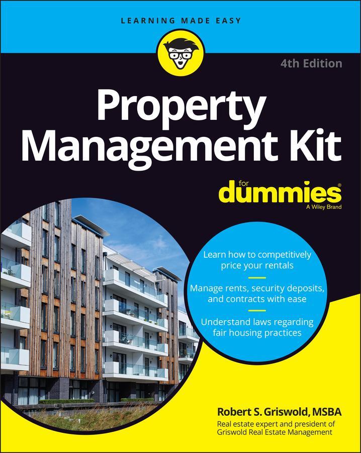 Cover: 9781119835783 | Property Management Kit For Dummies | Robert S. Griswold | Taschenbuch