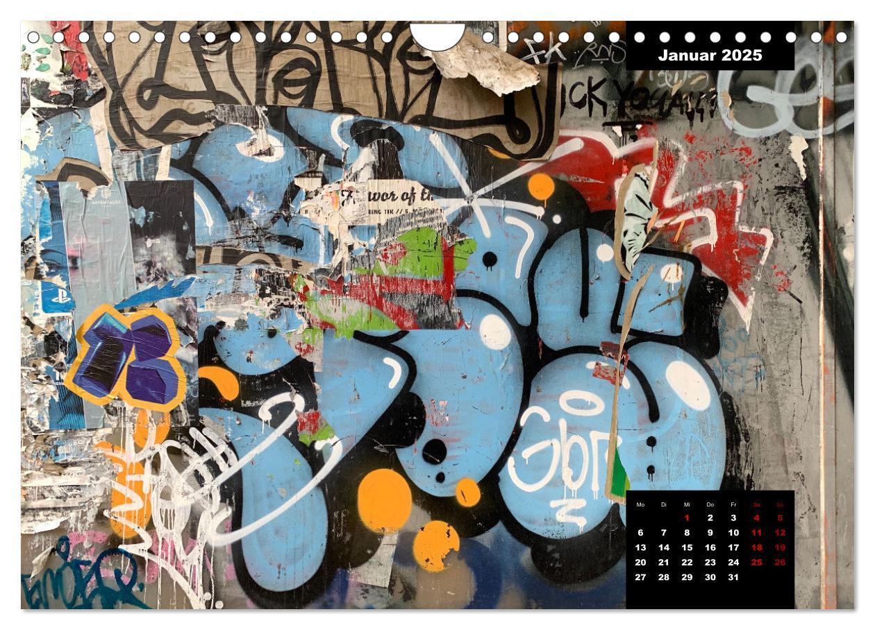 Bild: 9783435104093 | LOVE HAMBURG - GRAFFITI LOVERS (Wandkalender 2025 DIN A4 quer),...