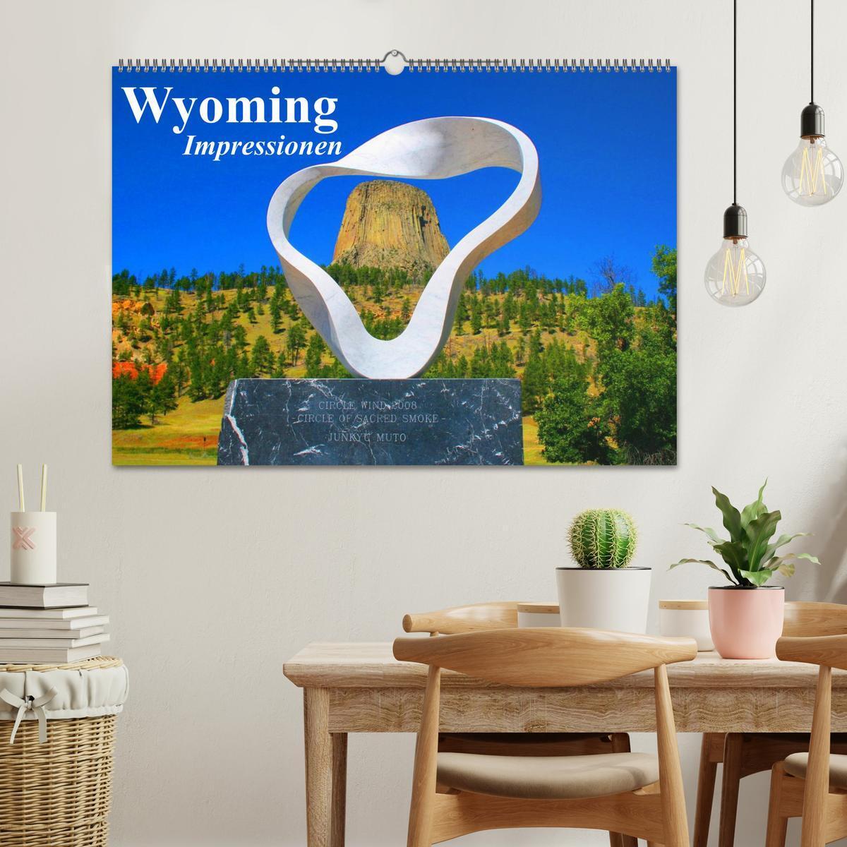 Bild: 9783435735389 | Wyoming ¿ Impressionen (Wandkalender 2025 DIN A2 quer), CALVENDO...