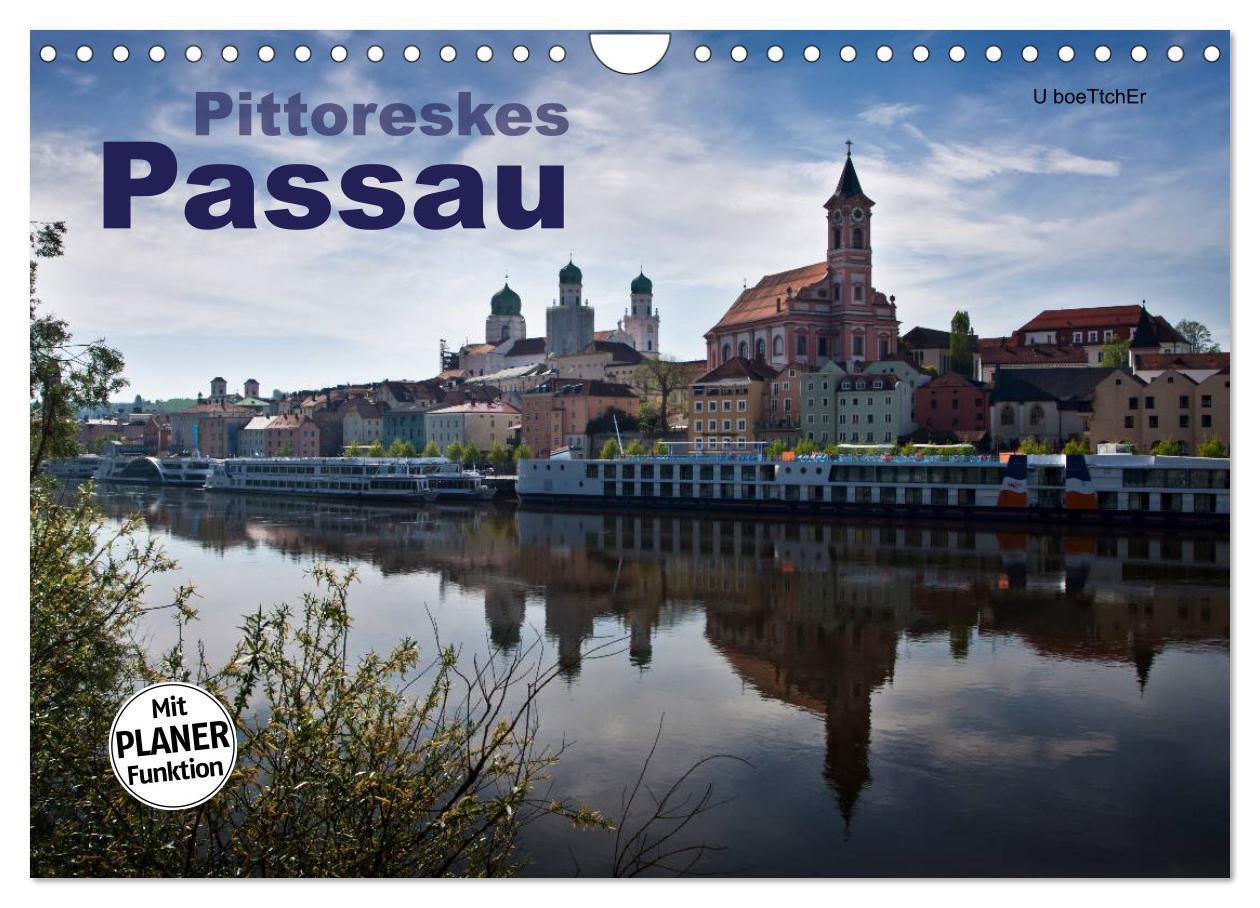 Cover: 9783435517152 | Pittoreskes Passau (Wandkalender 2025 DIN A4 quer), CALVENDO...