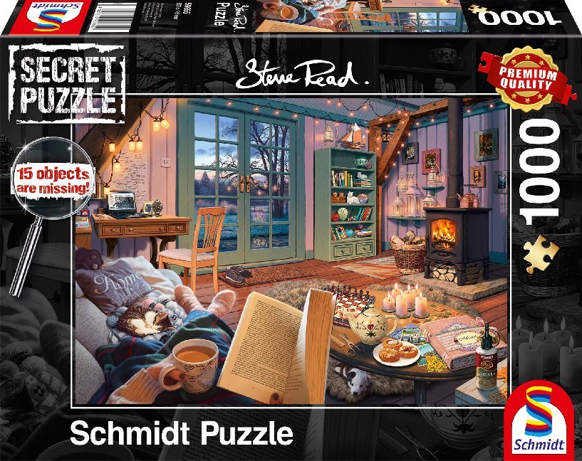 Cover: 4001504596552 | Im Ferienhaus (Puzzle) | Steve Read | Spiel | In Spielebox | 59655