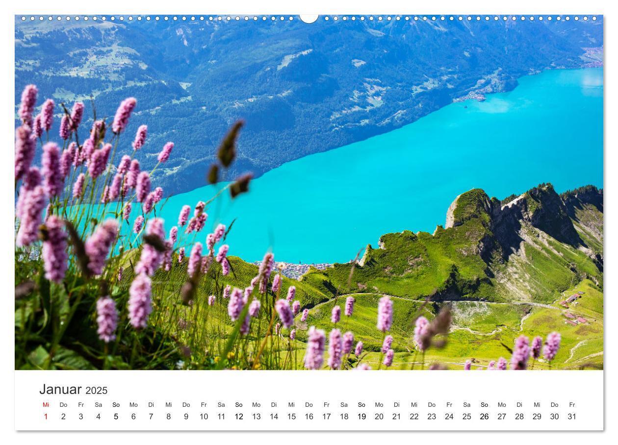 Bild: 9783435054862 | Schweiz - die Bergidylle (Wandkalender 2025 DIN A2 quer), CALVENDO...