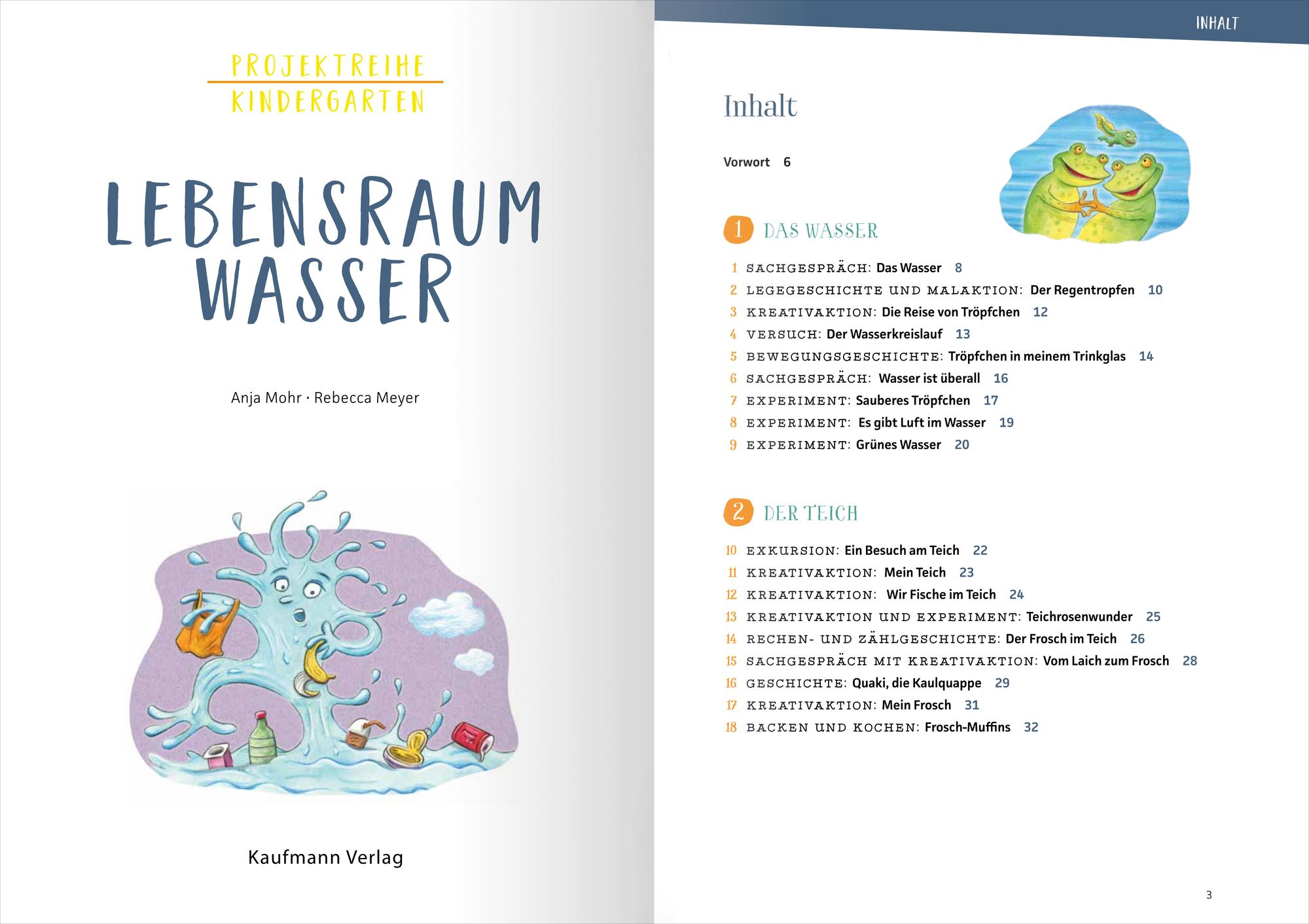 Bild: 9783780651990 | Projektreihe Kindergarten - Lebensraum Wasser | Anja Mohr | Buch