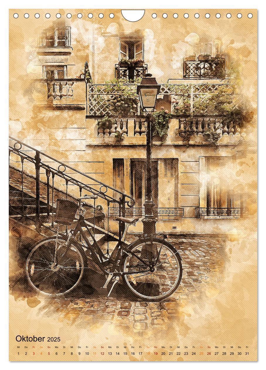 Bild: 9783435930678 | Fahrrad - Retro-Kalender (Wandkalender 2025 DIN A4 hoch), CALVENDO...