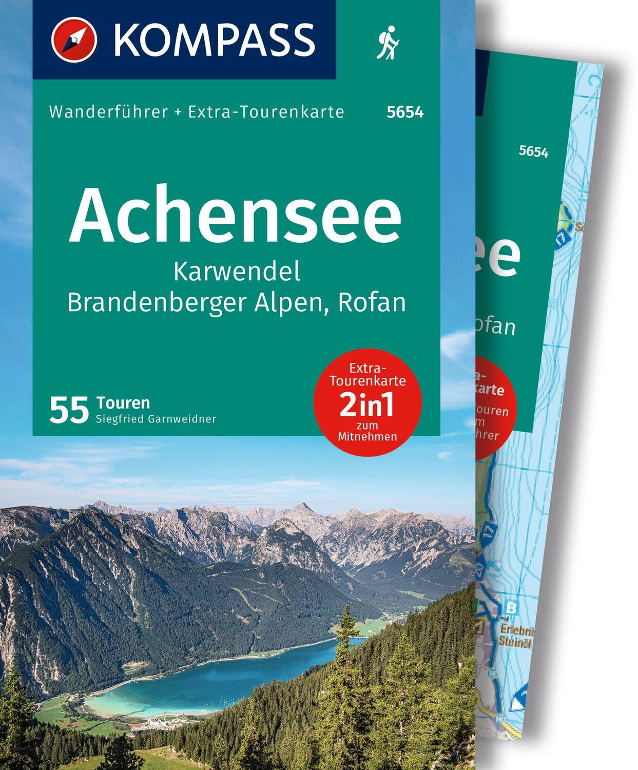 Cover: 9783991541820 | KOMPASS Wanderführer Achensee, Karwendel, Brandenberger Alpen,...