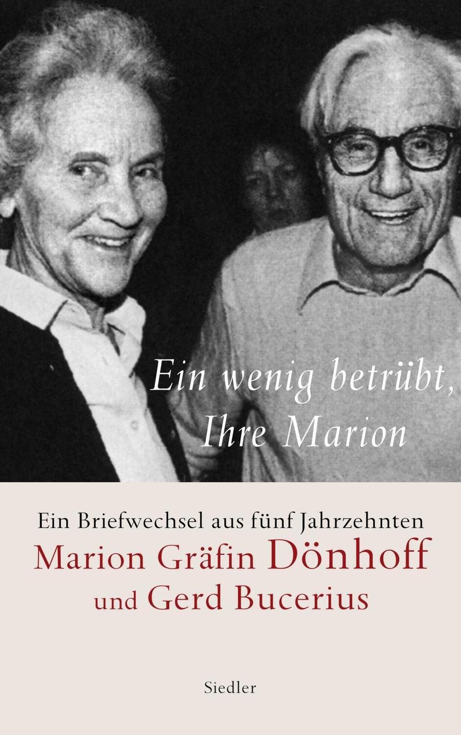 Cover: 9783886807987 | Ein wenig betrübt, Ihre Marion | Ein Briefwechsel aus fünf Jahrzehnten