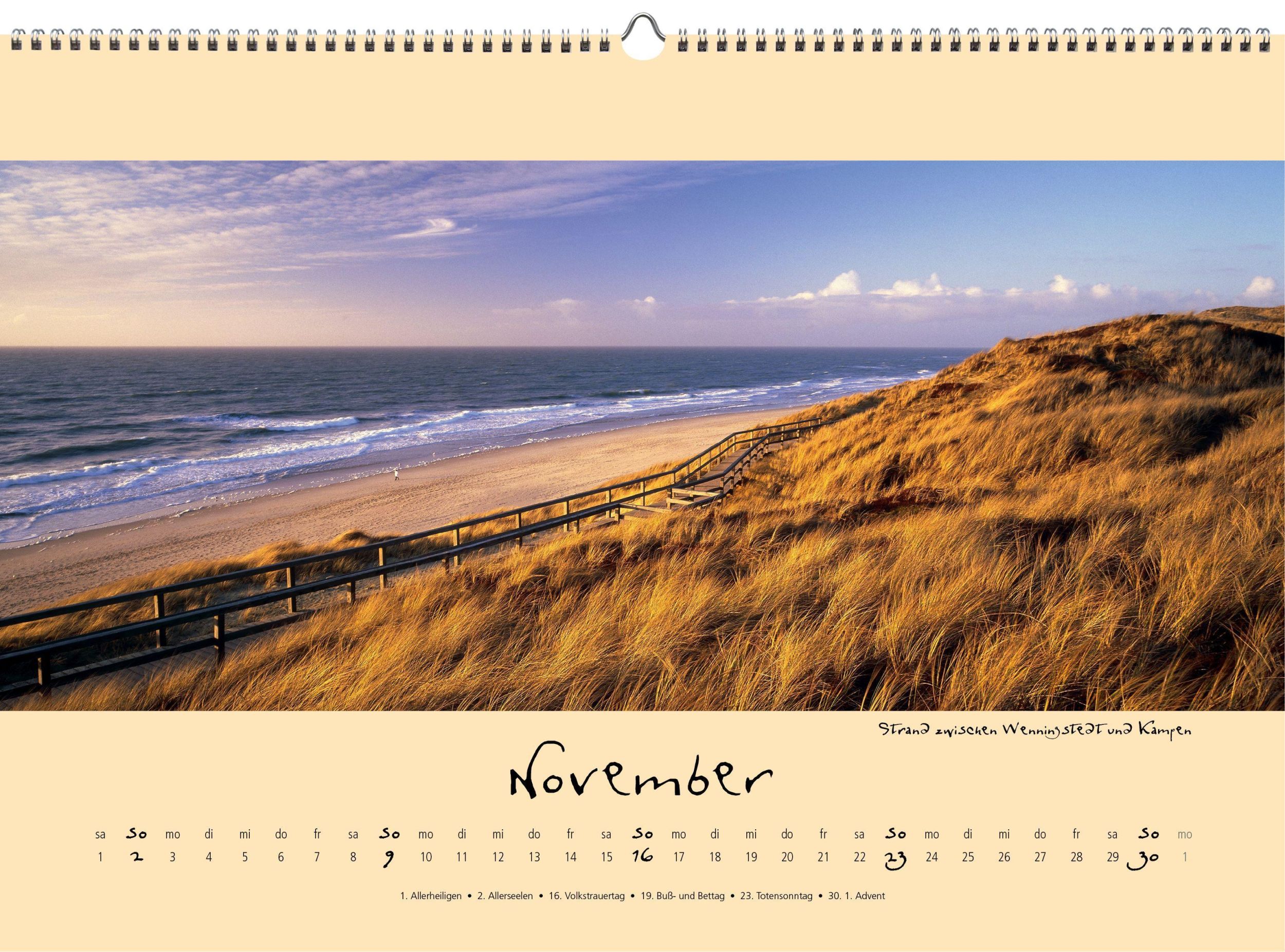 Bild: 9783944498614 | Sylt-die Insel 2025 Panoramakalender | Gernot Westendorf | Kalender