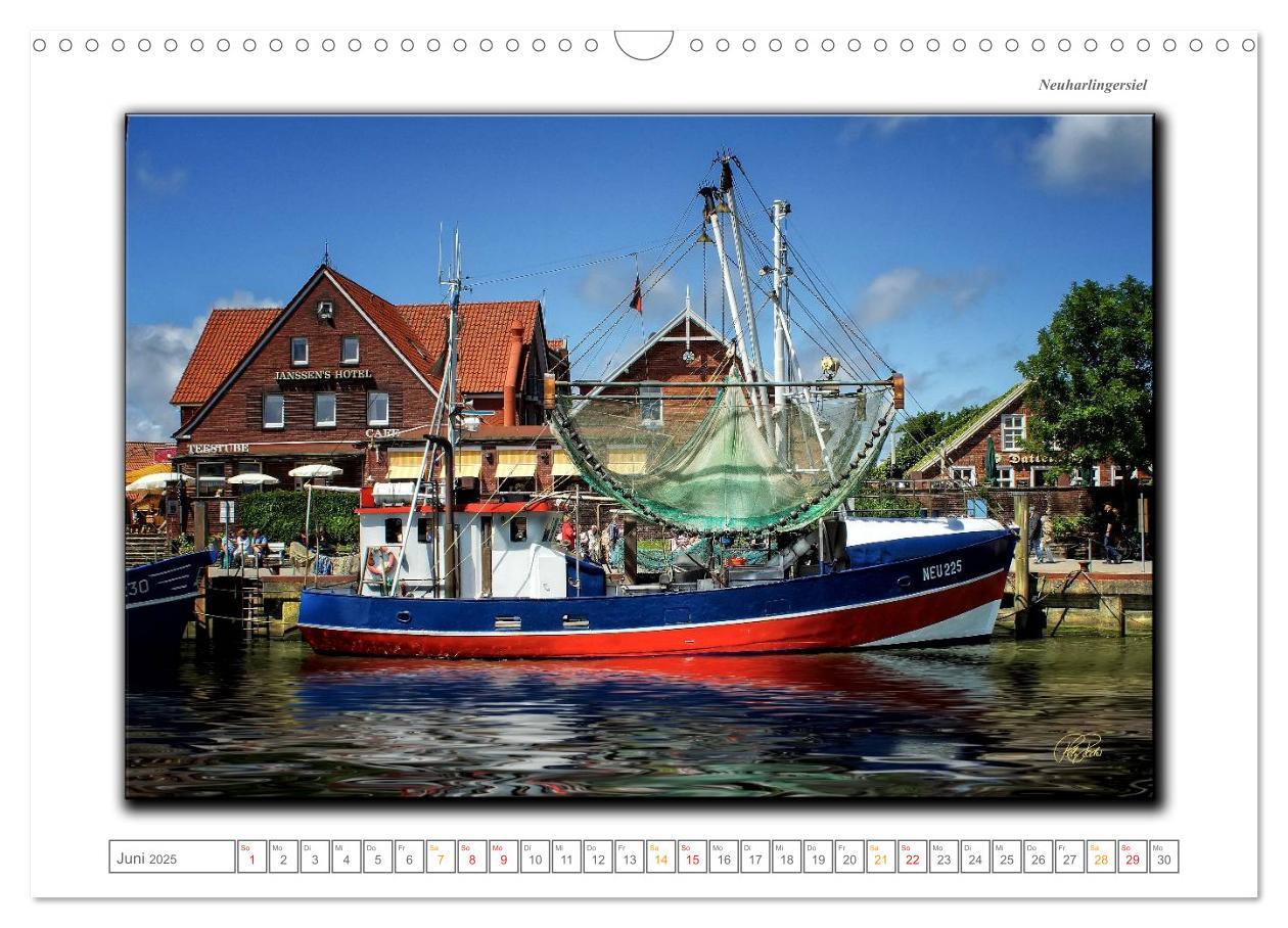 Bild: 9783435704316 | Ostfriesland - die bezaubernden alten Häfen (Wandkalender 2025 DIN...