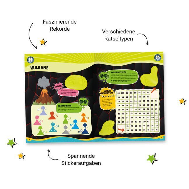 Bild: 9783473480005 | Guinness World Records Stickern und Rätseln: Planet Erde | Taschenbuch