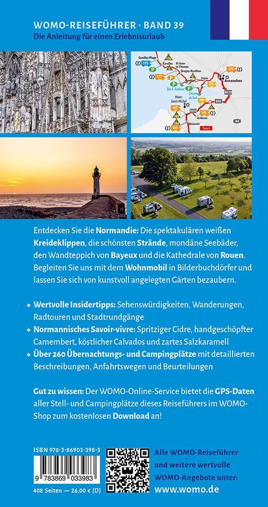 Rückseite: 9783869033983 | Entdeckertouren mit dem Wohnmobil Normandie | Scharla-Dey (u. a.)