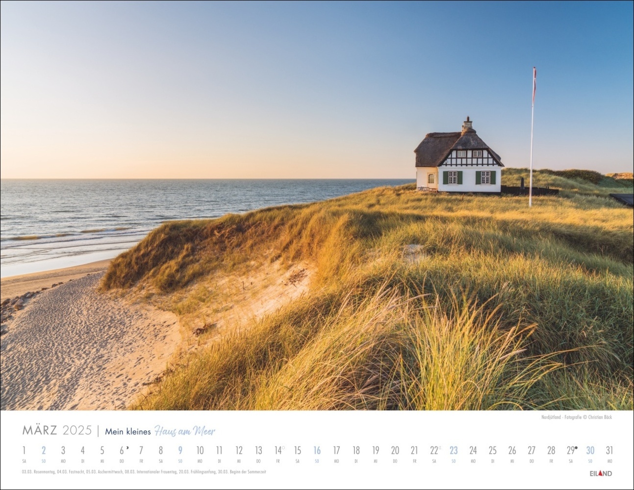 Bild: 9783964023599 | Mein kleines Haus am Meer Kalender 2025 | Kalender | Spiralbindung