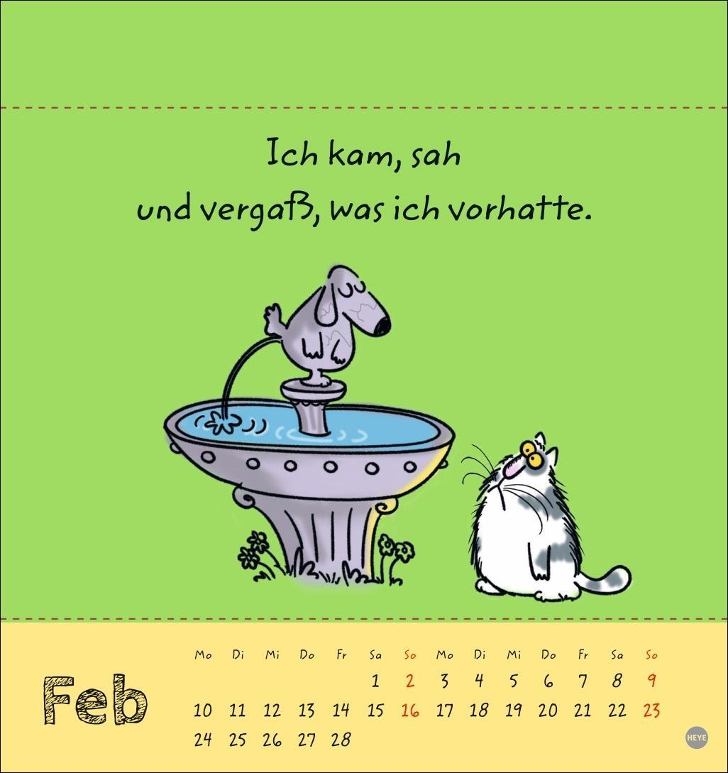 Bild: 9783756406951 | Catzz Postkartenkalender 2025 | Kalender | Postkartenkalender Heye