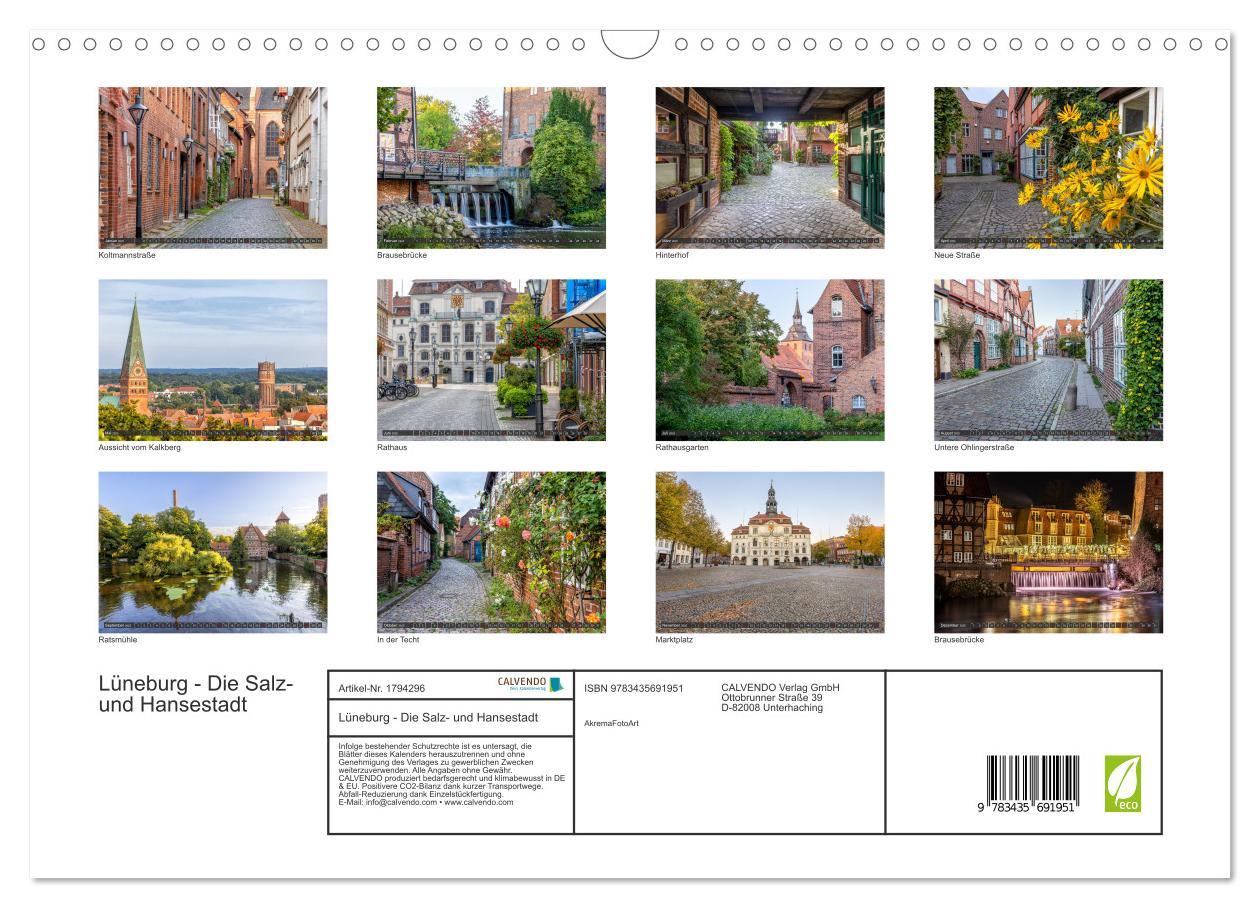 Bild: 9783435691951 | Lüneburg - Die Salz- und Hansestadt (Wandkalender 2025 DIN A3...