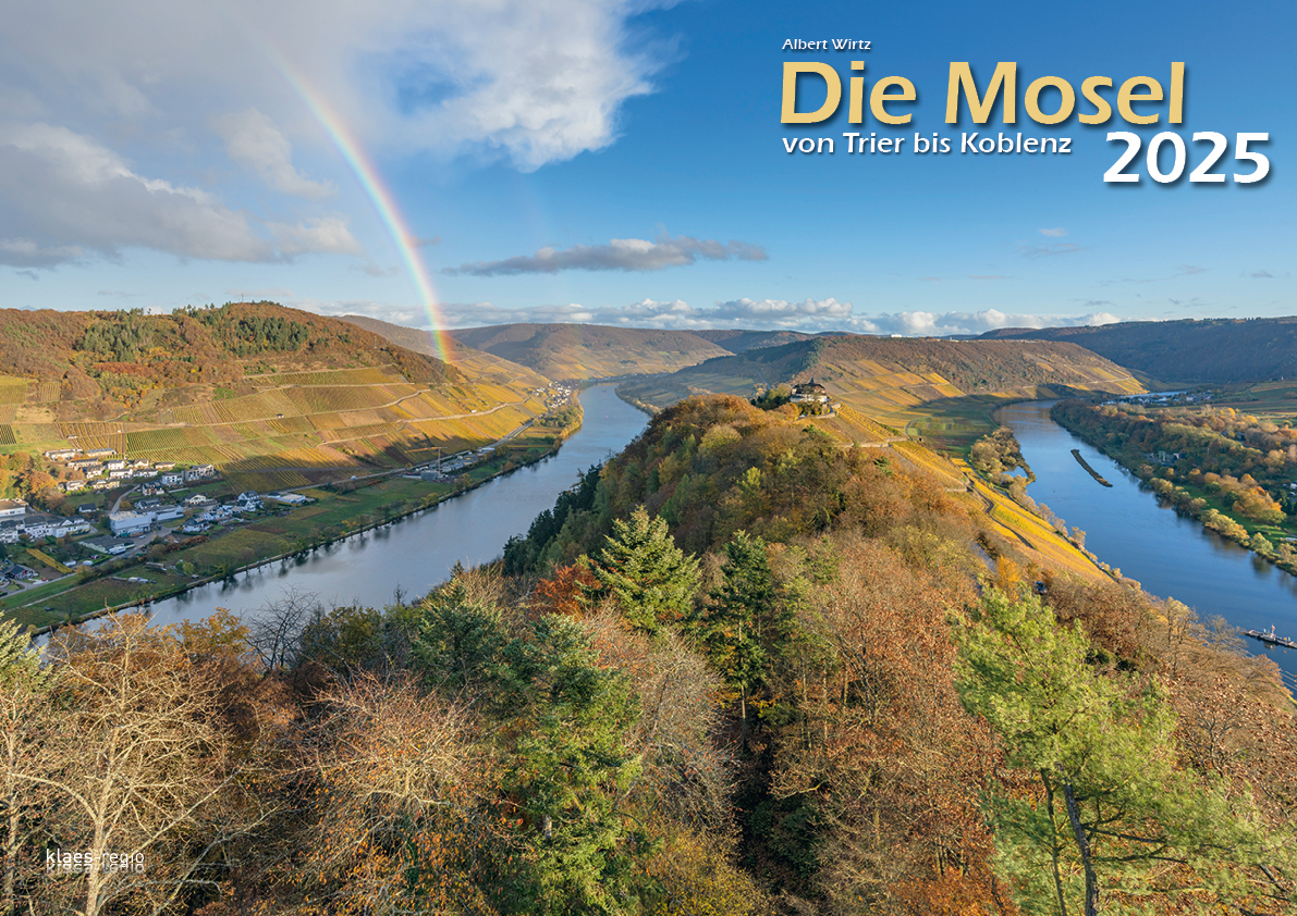 Cover: 9783965352179 | Die Mosel von Trier bis Koblenz 2025 Bildkalender A3 Spiralbindung