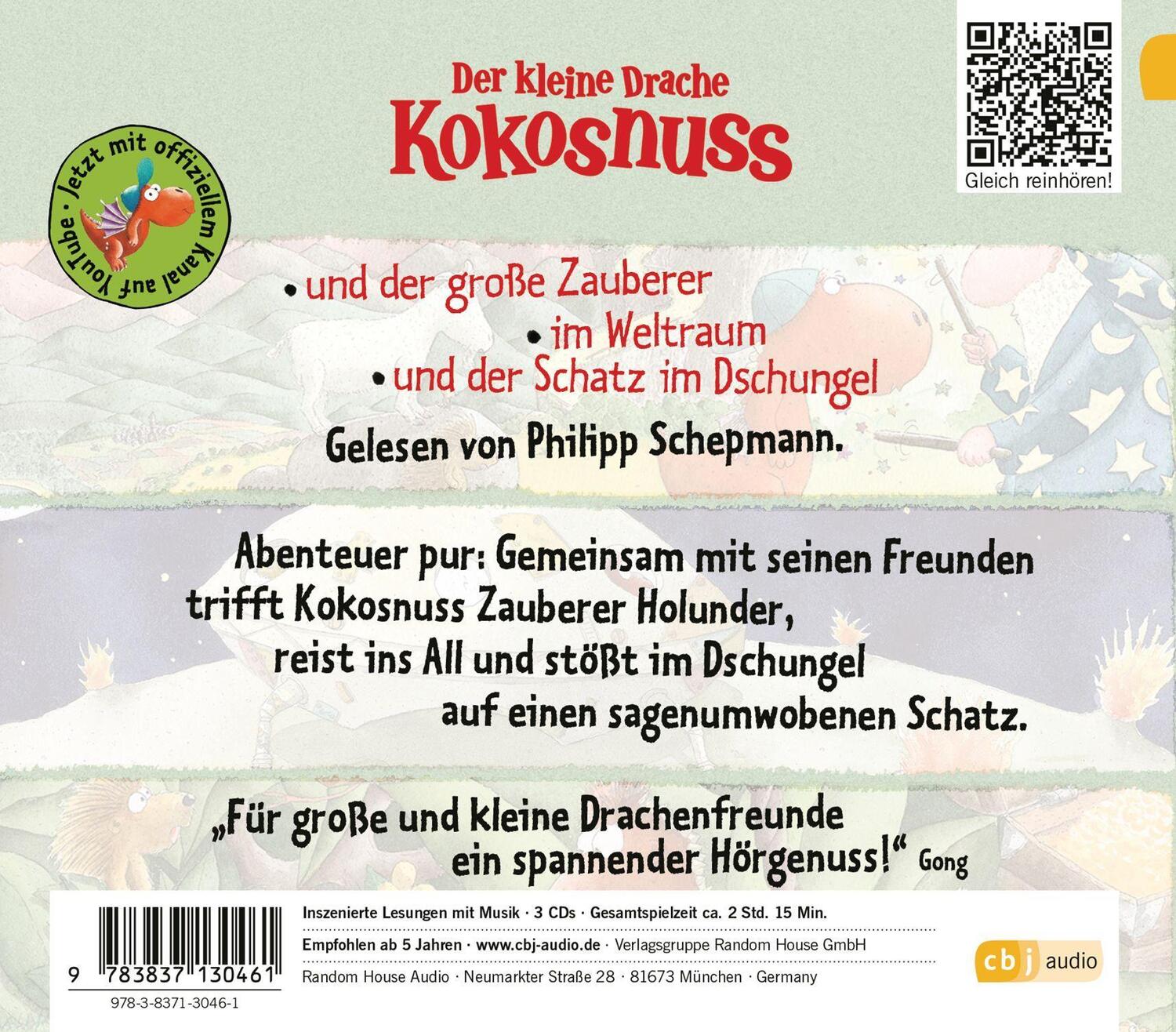 Bild: 9783837130461 | Der kleine Drache Kokosnuss in drei spannenden Abenteuern | Siegner