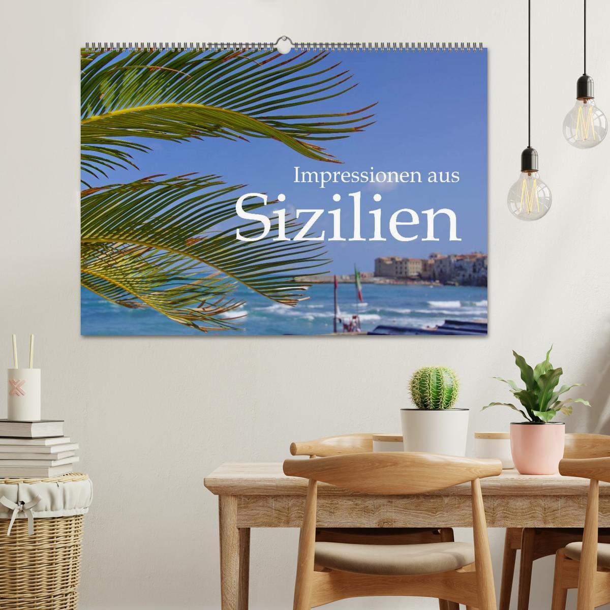 Bild: 9783435641208 | Impressionen aus Sizilien (Wandkalender 2025 DIN A2 quer), CALVENDO...