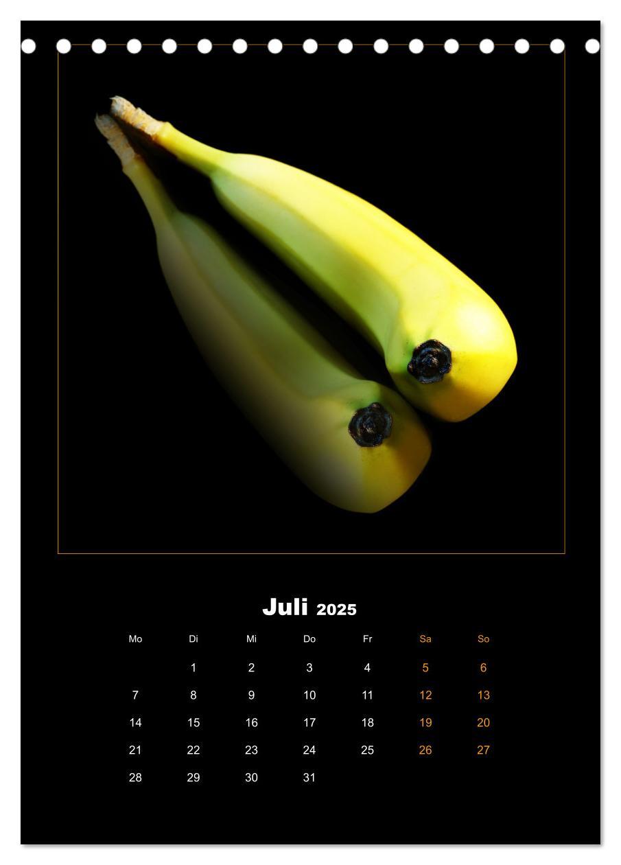 Bild: 9783435924707 | Vegan Food Kalender ¿ Obst und Gemüse auf Schwarz (Tischkalender...