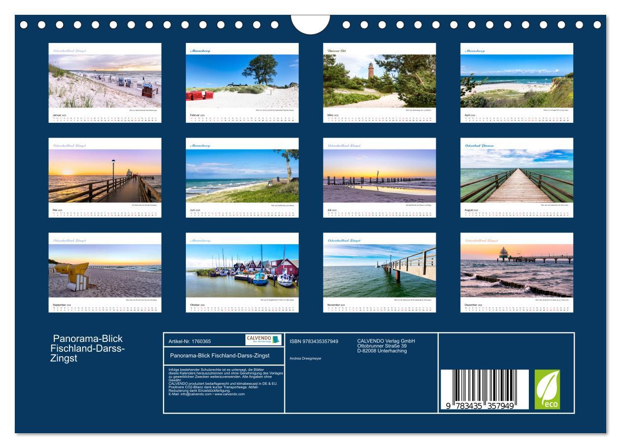 Bild: 9783435357949 | Panorama-Blick Fischland-Darss-Zingst (Wandkalender 2025 DIN A4...