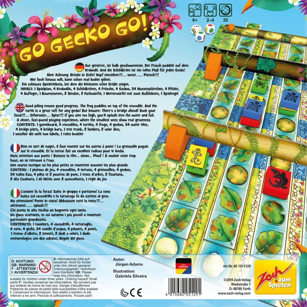 Bild: 4015682051291 | Go Gecko Go (Kinderspiel) | Jürgen Adams | Spiel | In Spielebox | 2019