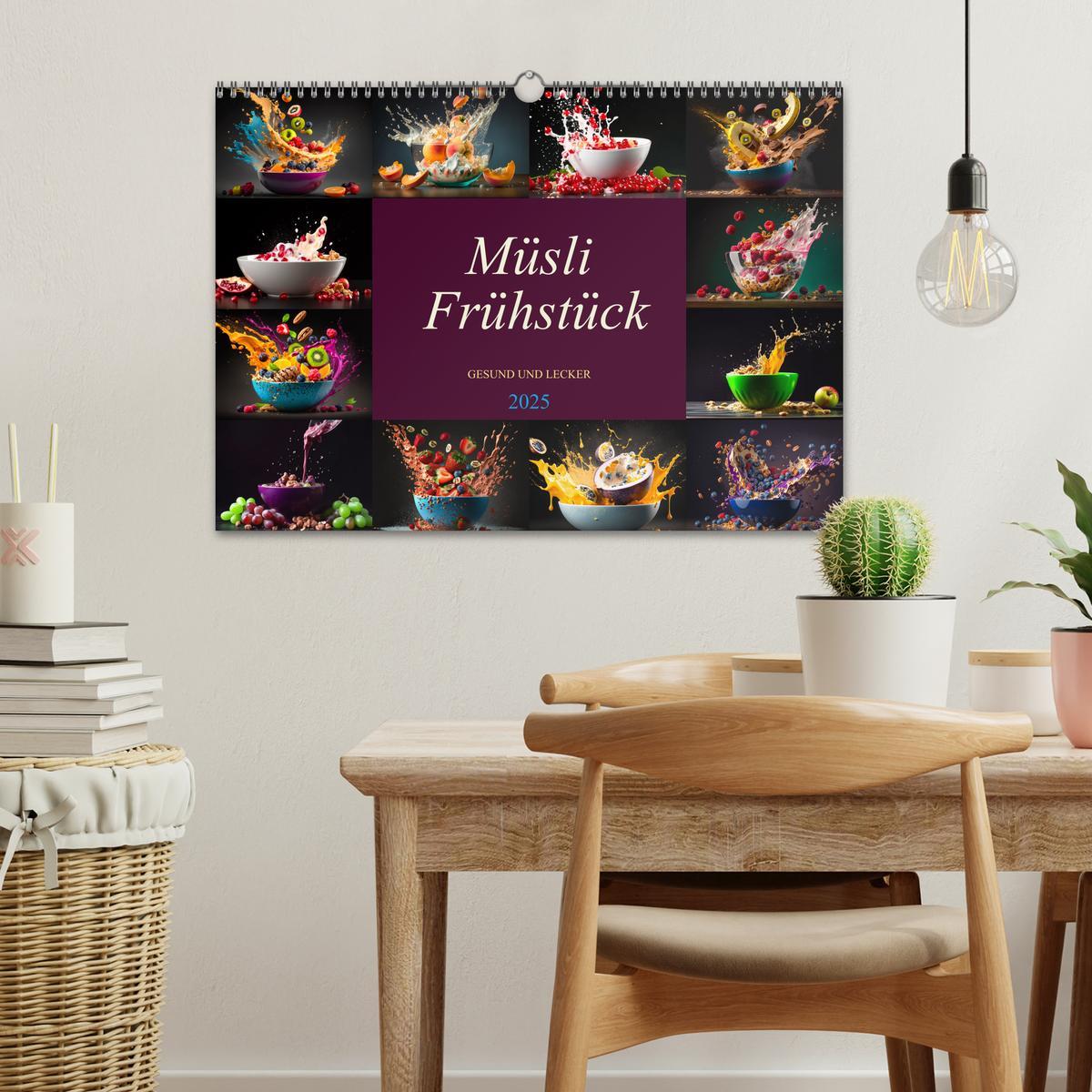 Bild: 9783383904486 | Müsli Frühstück (Wandkalender 2025 DIN A3 quer), CALVENDO...