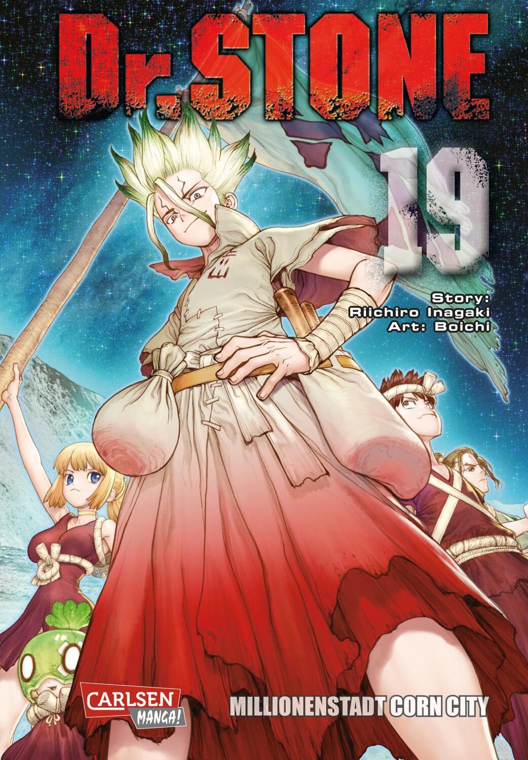 Cover: 9783551752406 | Dr. Stone 19 | Verrückte Abenteuer, Action und Wissenschaft! | Buch