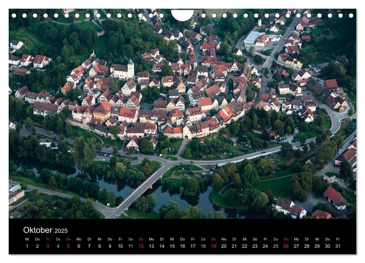 Bild: 9783435633500 | Hohenlohe von oben (Wandkalender 2025 DIN A4 quer), CALVENDO...