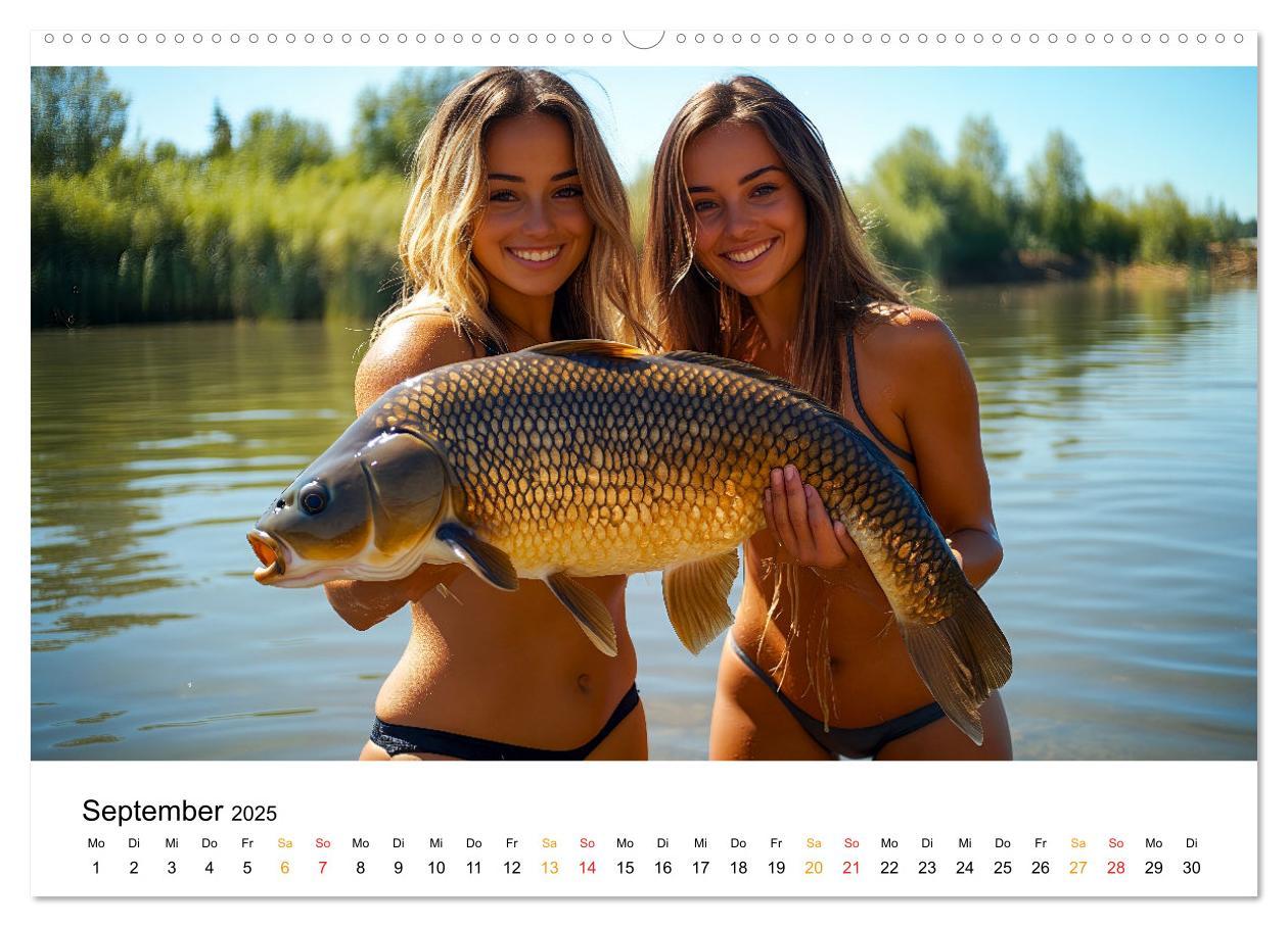 Bild: 9783457211267 | Hecht und Karpfen (hochwertiger Premium Wandkalender 2025 DIN A2...