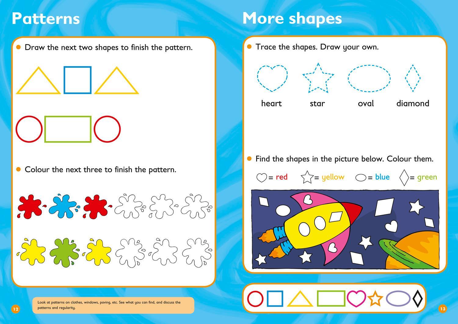 Bild: 9780008151577 | Shapes, Colours and Patterns Ages 3-5 | Collins Easy Learning | Buch