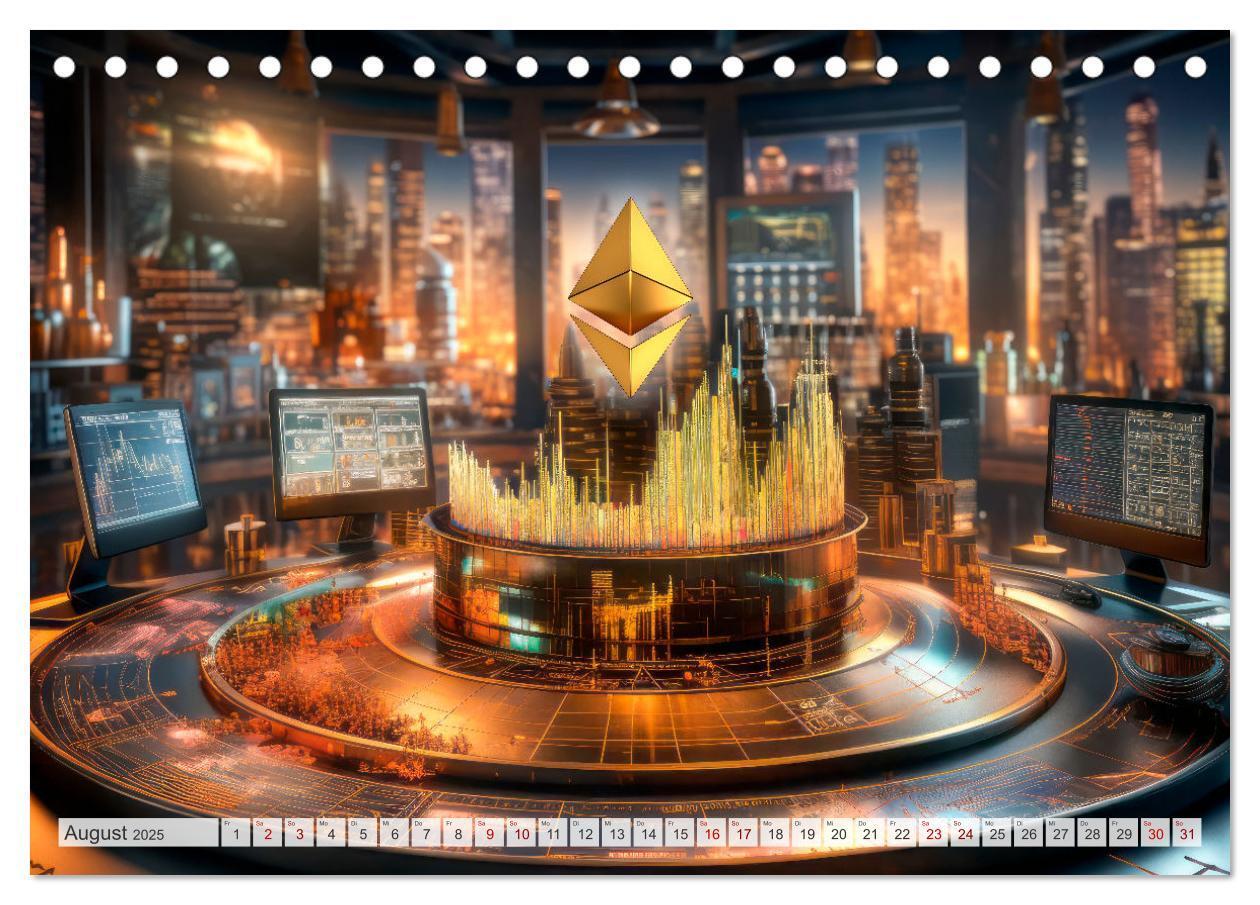 Bild: 9783383856976 | Krypto und Blockchain (Tischkalender 2025 DIN A5 quer), CALVENDO...