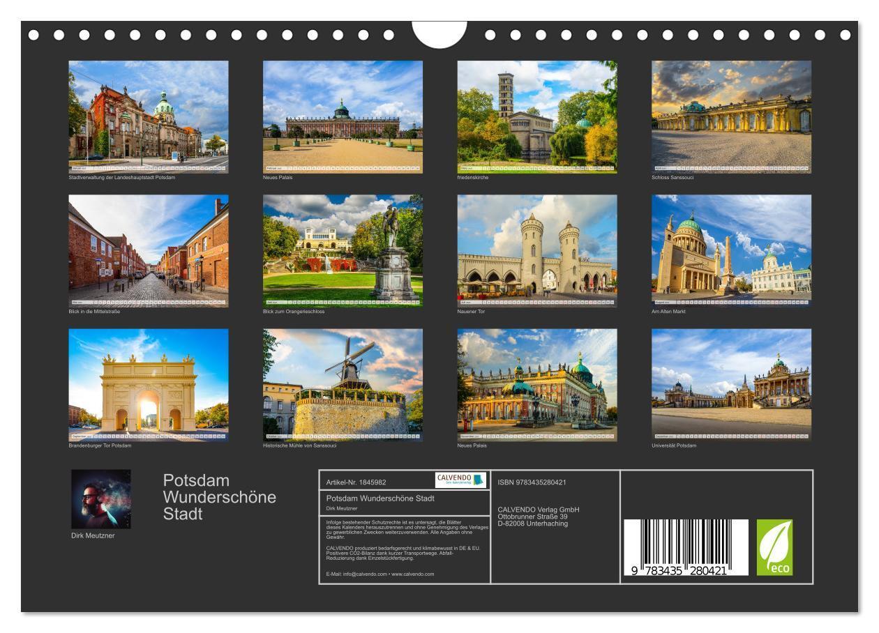 Bild: 9783435280421 | Potsdam Wunderschöne Stadt (Wandkalender 2025 DIN A4 quer),...