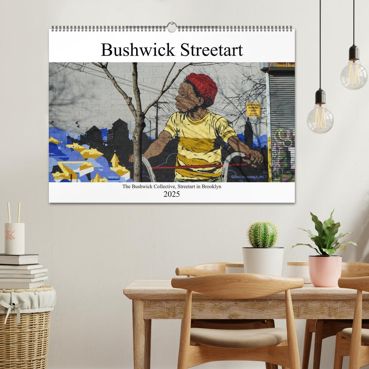 Bild: 9783435140893 | Bushwick Street Art (Wandkalender 2025 DIN A2 quer), CALVENDO...